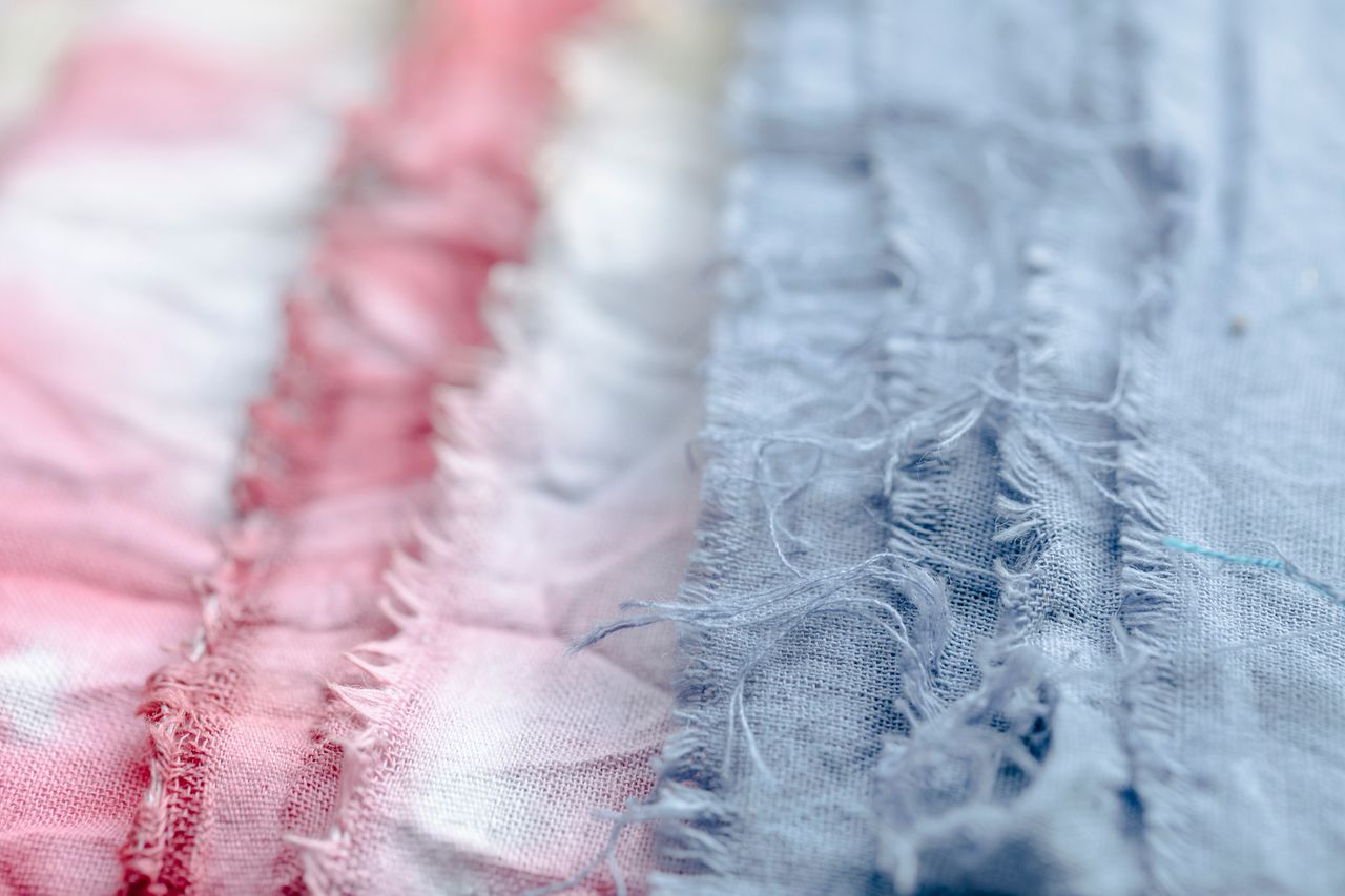 Galot dyed cotton fabric