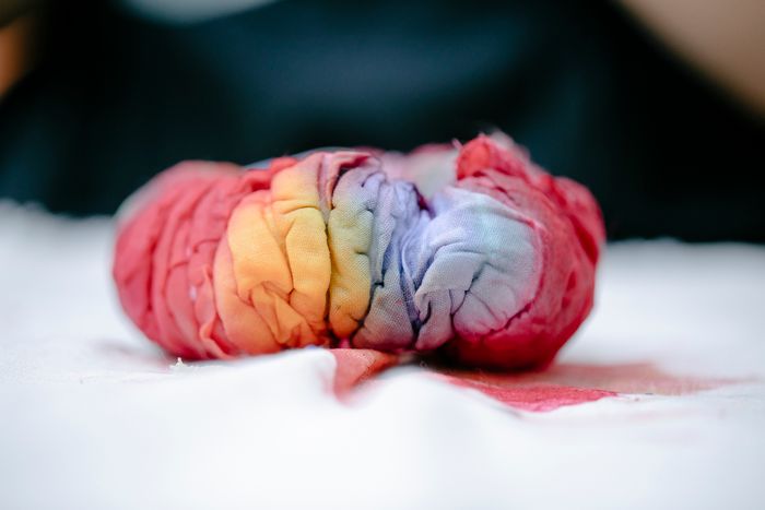 Garment dyeing at Needle Knit
