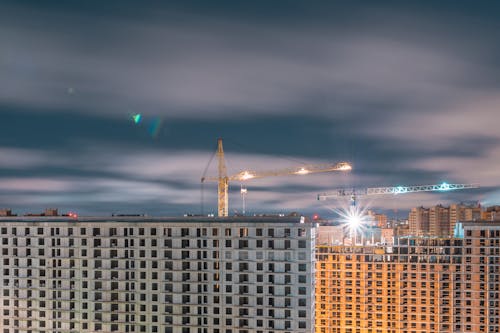 Free stock photo of at night, brick, brick building