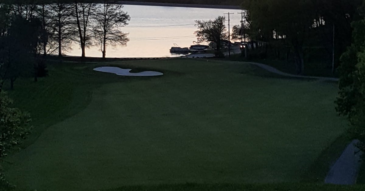 Free stock photo of 12th Hole at Sunset