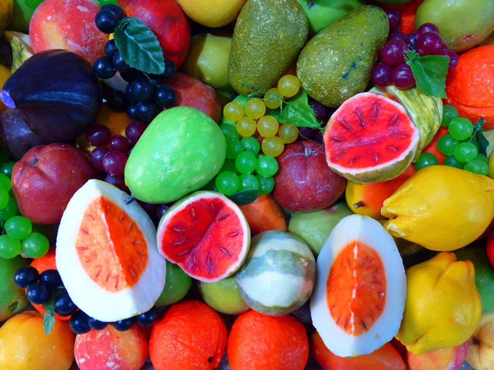 Fruits Rouges Jaunes Et Verts