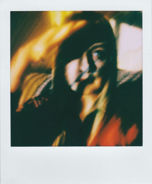 Free Colorful abstract portrait of a woman with blurred lines and vibrant tones. Stock Photo
