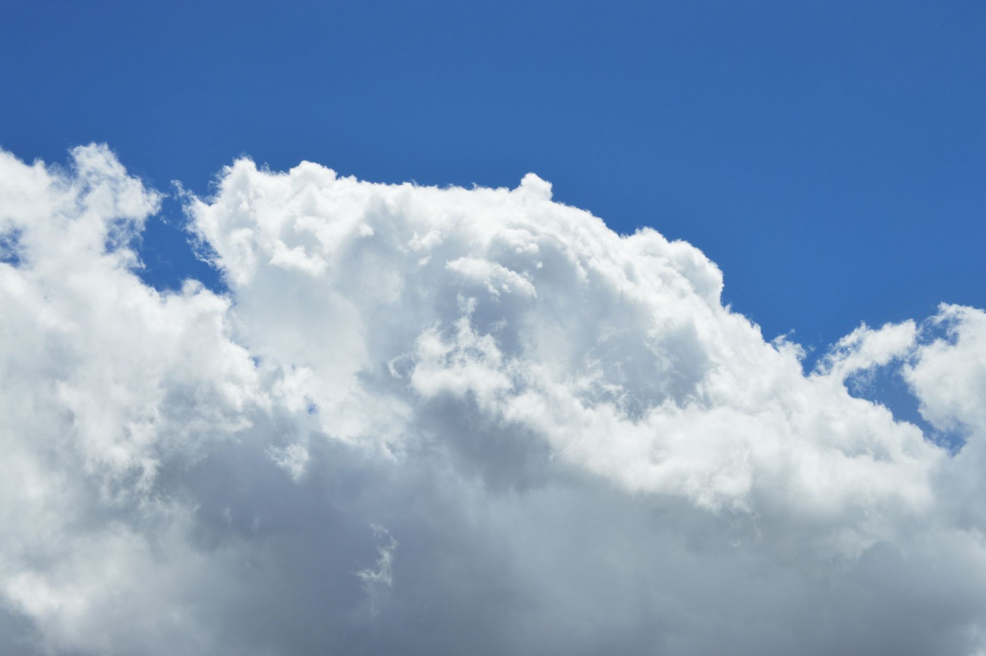White Clouds Under Blue Sky