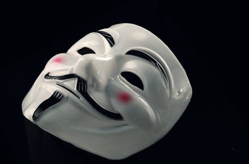 Free Close-up Photo of Guy Fawkes Mask Stock Photo