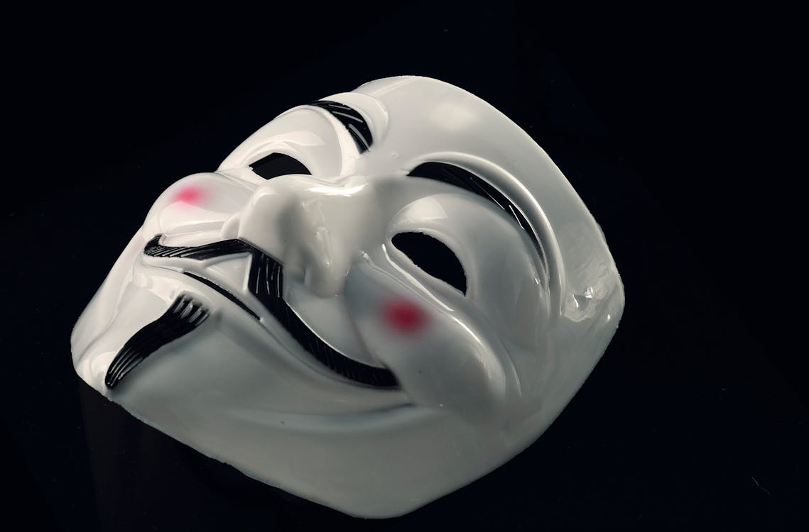 Close Upfoto Van Guy Fawkes Masker