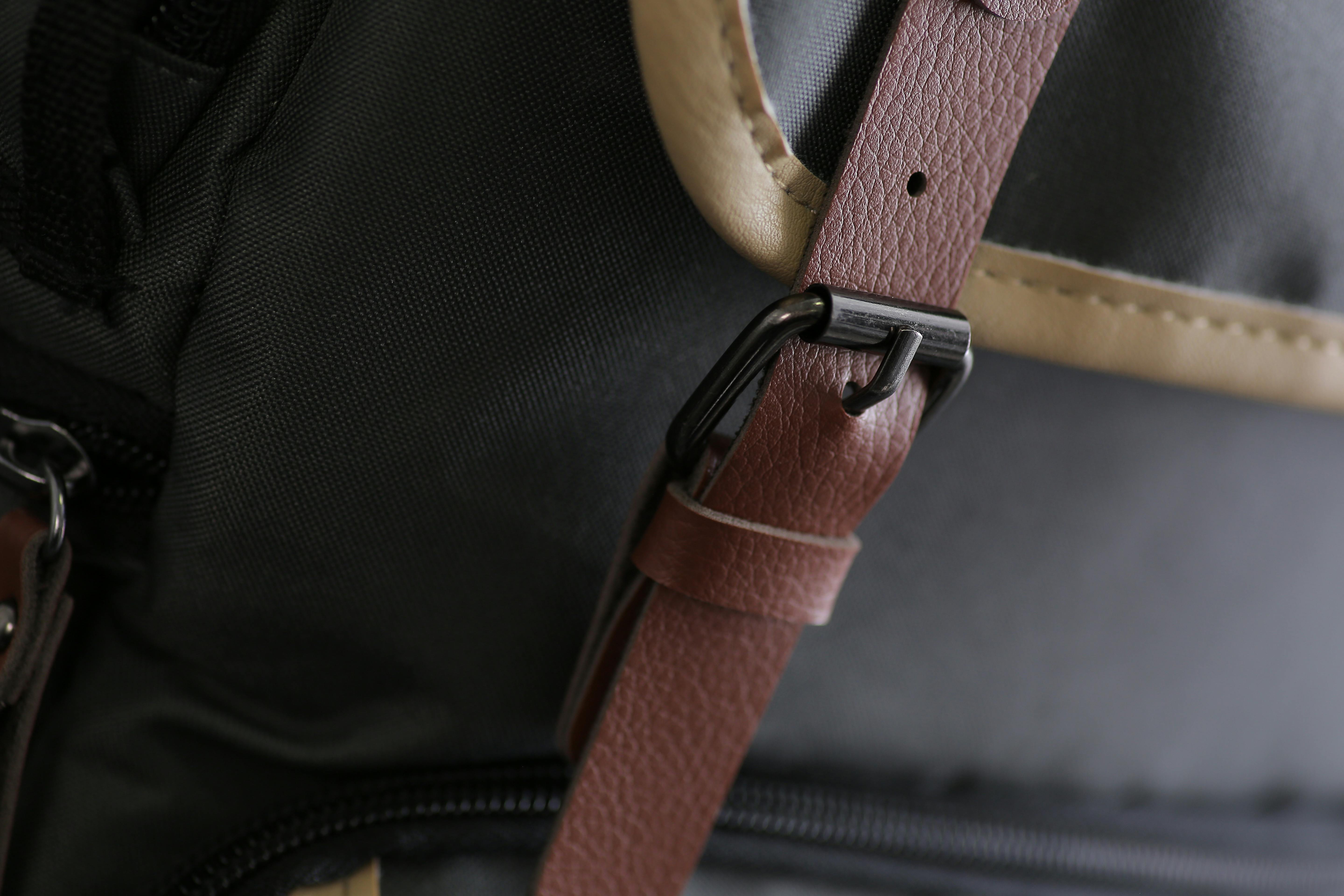 Free stock photo of backpack, buckle, camera backpack