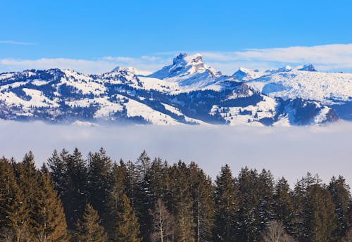 Szenische Ansicht Der Berge