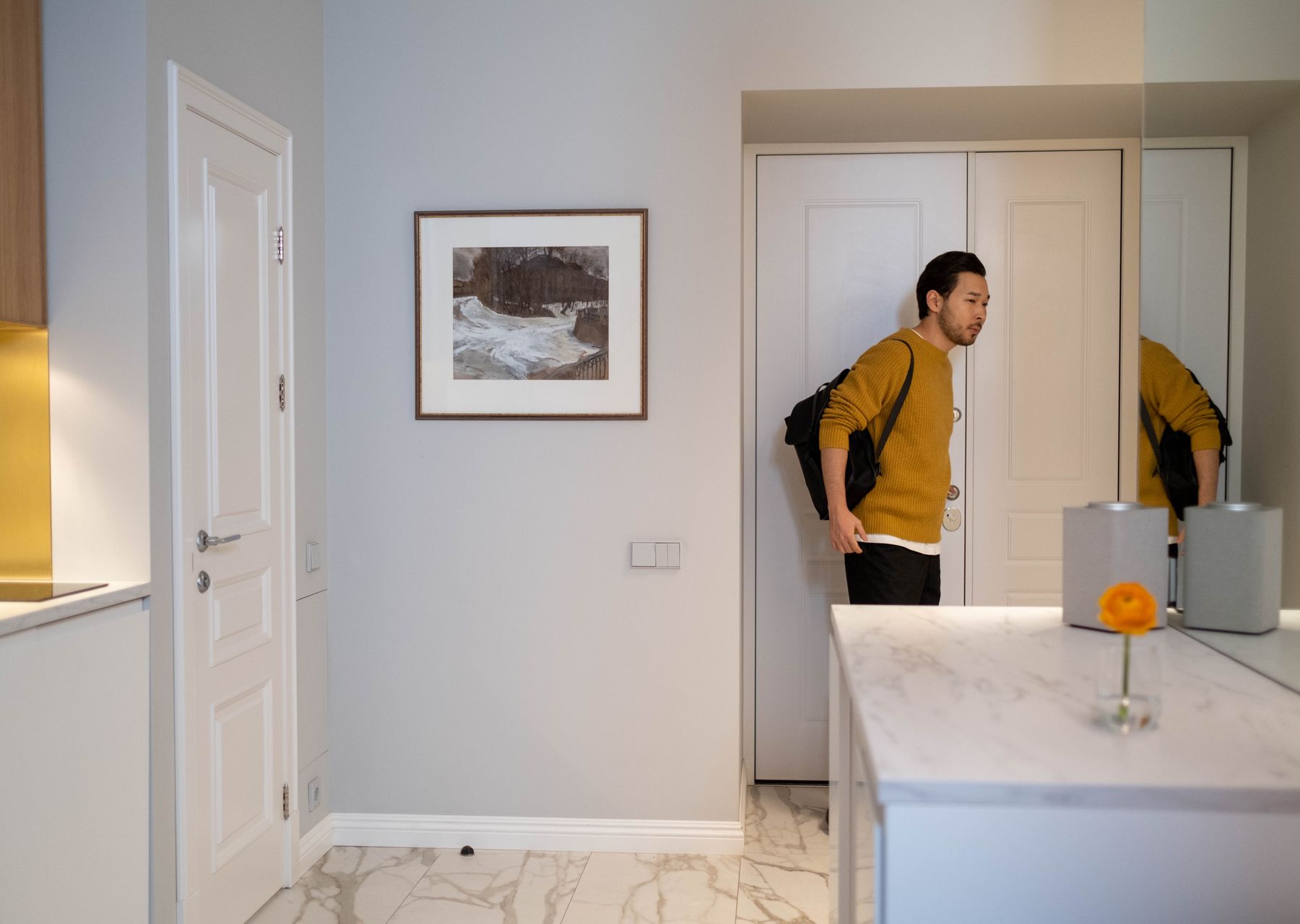 Professional removals crew at work — flat & apartment removals Bankfoot