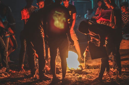 Free stock photo of event, fire, group