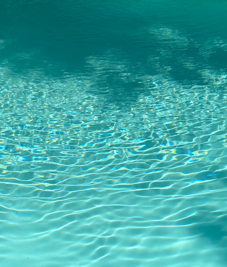 Rippling Water Surface Of Swimming Pool