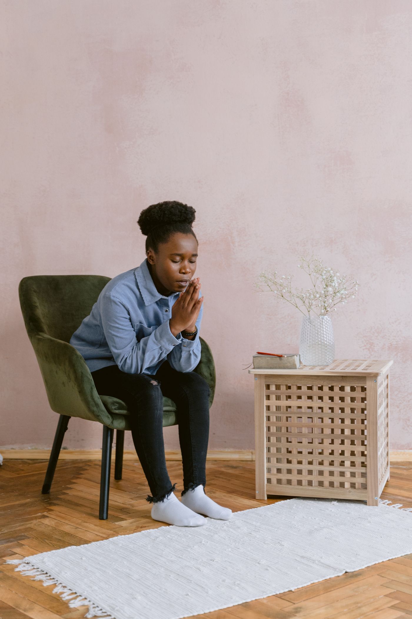 Woman in prayer
