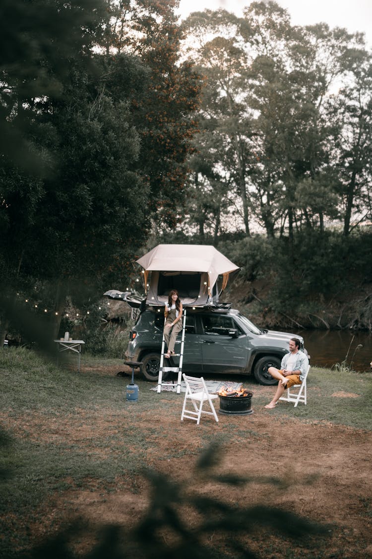 Photo Of A Couple Camping