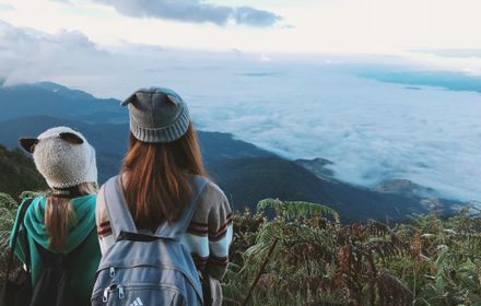 Trekking dans les montagnes