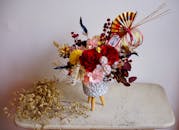 Bouquet of Flowers on the Table