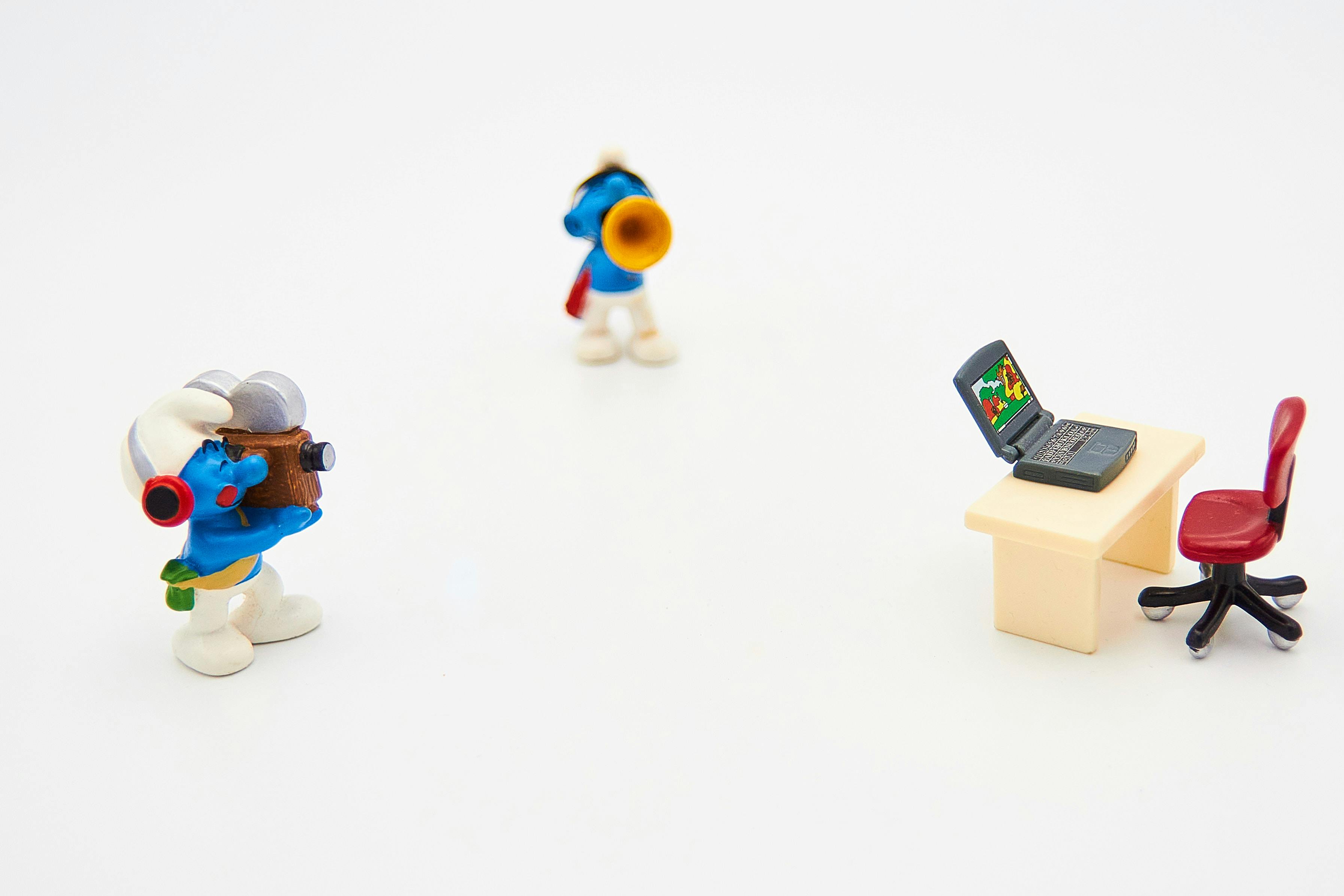 Person learning online with laptop