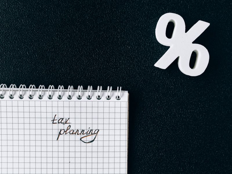 Self-employed professional reviewing tax strategy