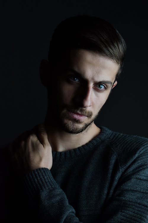 Free A Man in Black Sweater Stock Photo