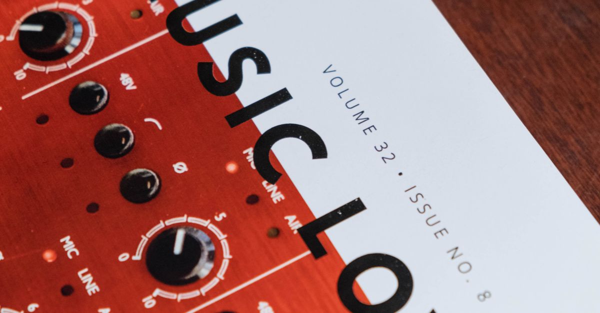 Vintage Red Synthesizer · Free Stock Photo