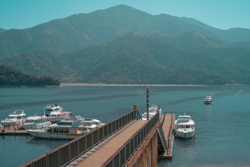 Free stock photo of blue lake, mountain travel, taiwan