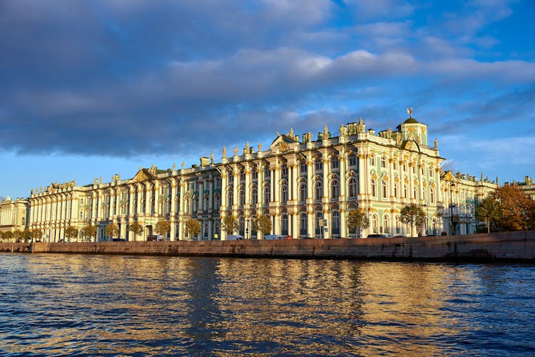 A Winter Palace Near The River