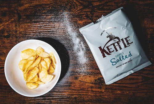 Ingyenes stockfotó chips, élelmiszer-fotózás, esztétika témában