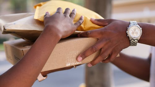 Free stock photo of box, courier, delivery