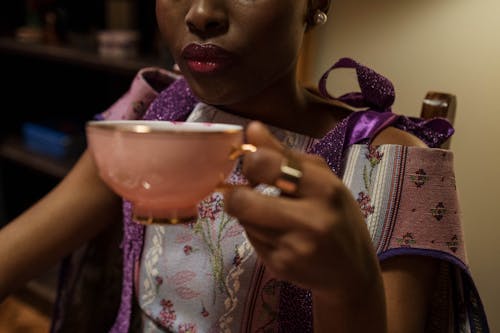Woman Holding Teacup