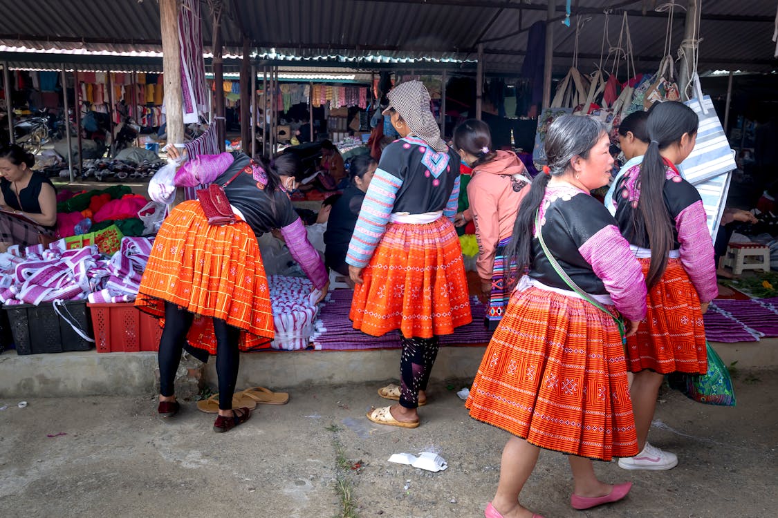 Women on a Street Bazaar 