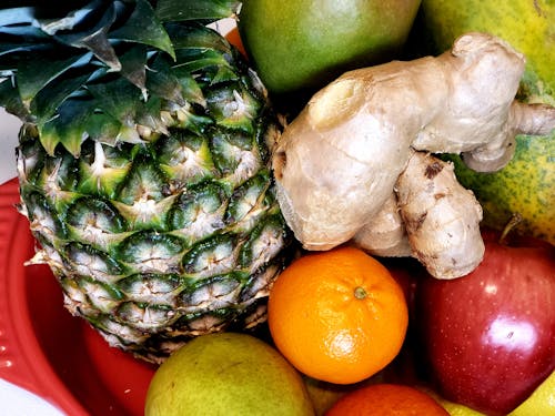 Free Foto profissional grátis de abacaxi, bowl de frutas, fruta Stock Photo