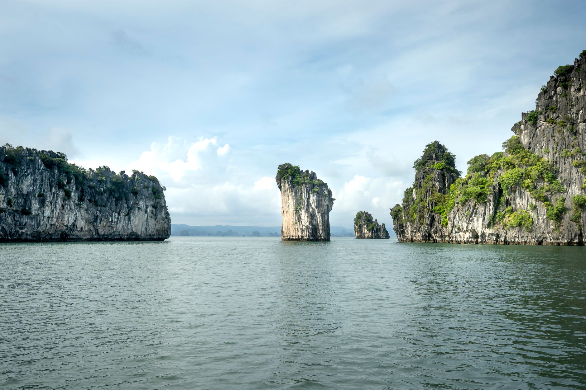 Limestone karst islands