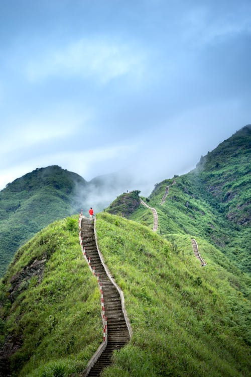 Stairs in Mountains