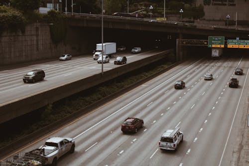 Free Photo of Cars on Highway Stock Photo