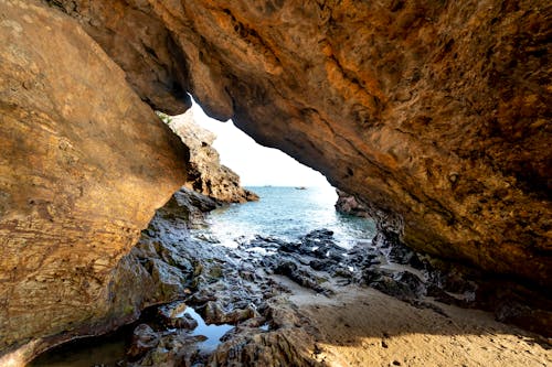 Grotto on Seashore