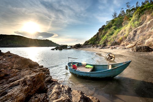 คลังภาพถ่ายฟรี ของ การท่องเที่ยว, ชายหาด, ดวงอาทิตย์