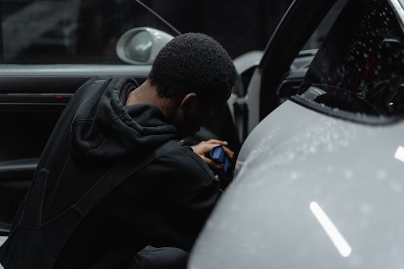 Interior car detailing