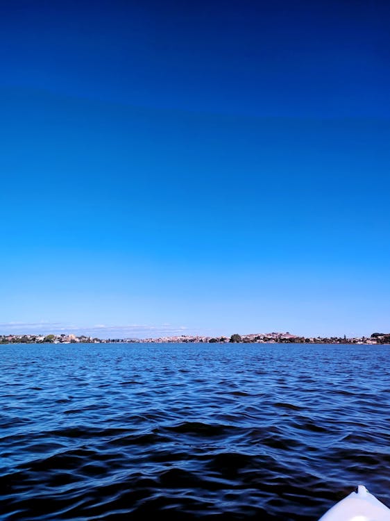 Free stock photo of blue, blue sky, blue water Stock Photo