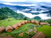 Aerial Photography of Bungalow Houses