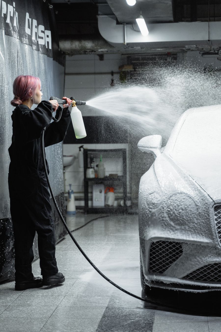 Interior car detailing service