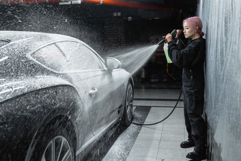 Mobile car detailing business — washing and detailing cars from your driveway