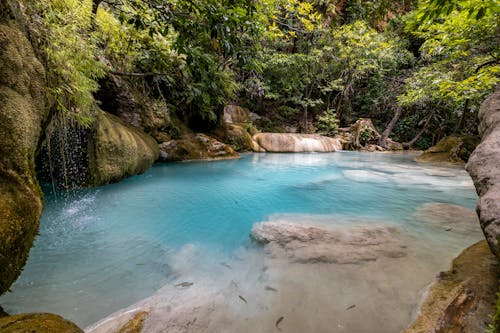 Immagine gratuita di ambiente, lago blu, laguna blu