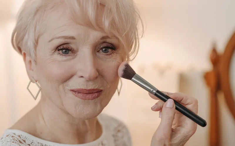 Corrector cremoso para ojeras en piel madura