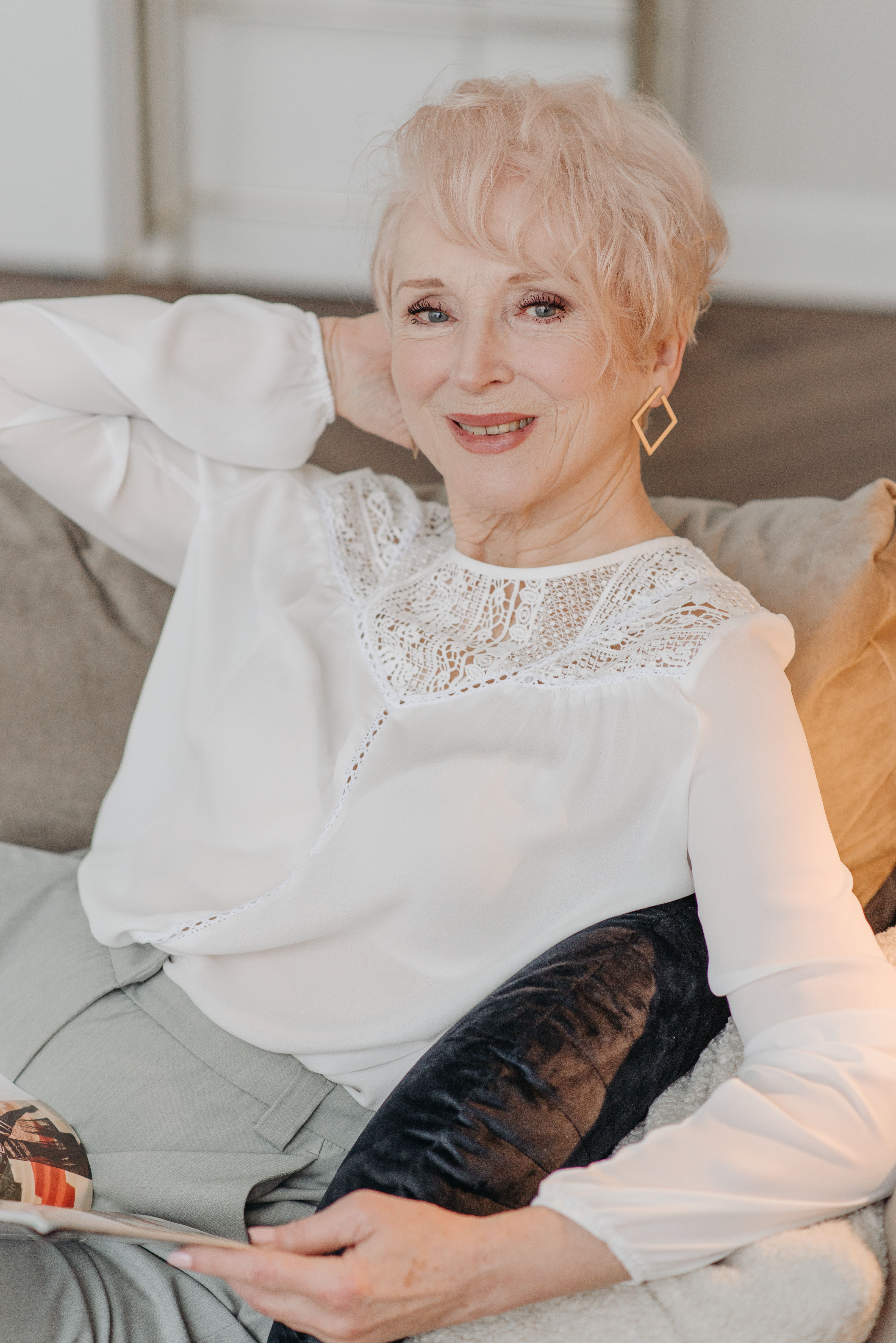 A Woman in White Long Sleeve Shirt · Free Stock Photo