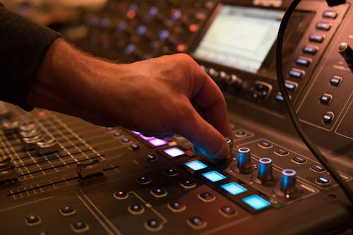 Free stock photo of audio, audio mixer, dj