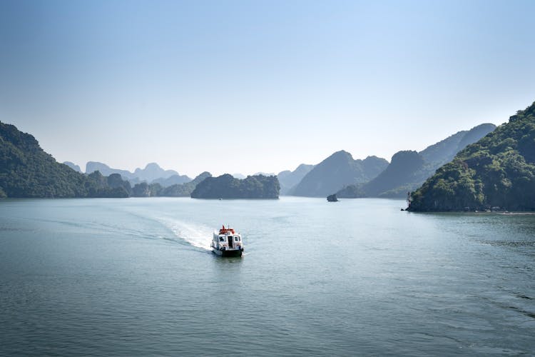 White Ferry On The Lake