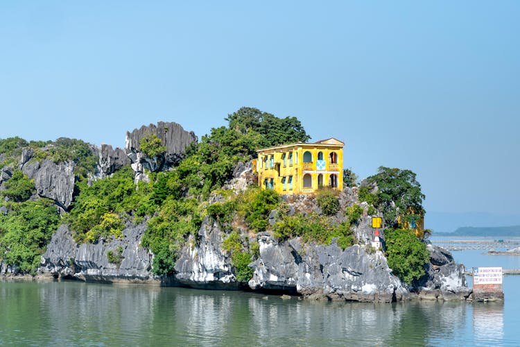 House At The Edge Of A Coastal Cliff