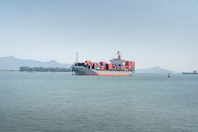 Container Ship at Sea