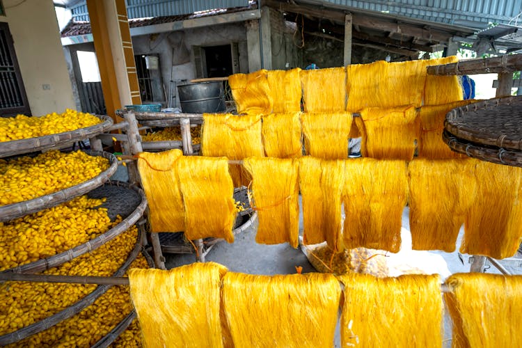 Production Of Silk In Vietnam 