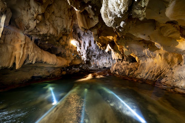 View Of An Underground River