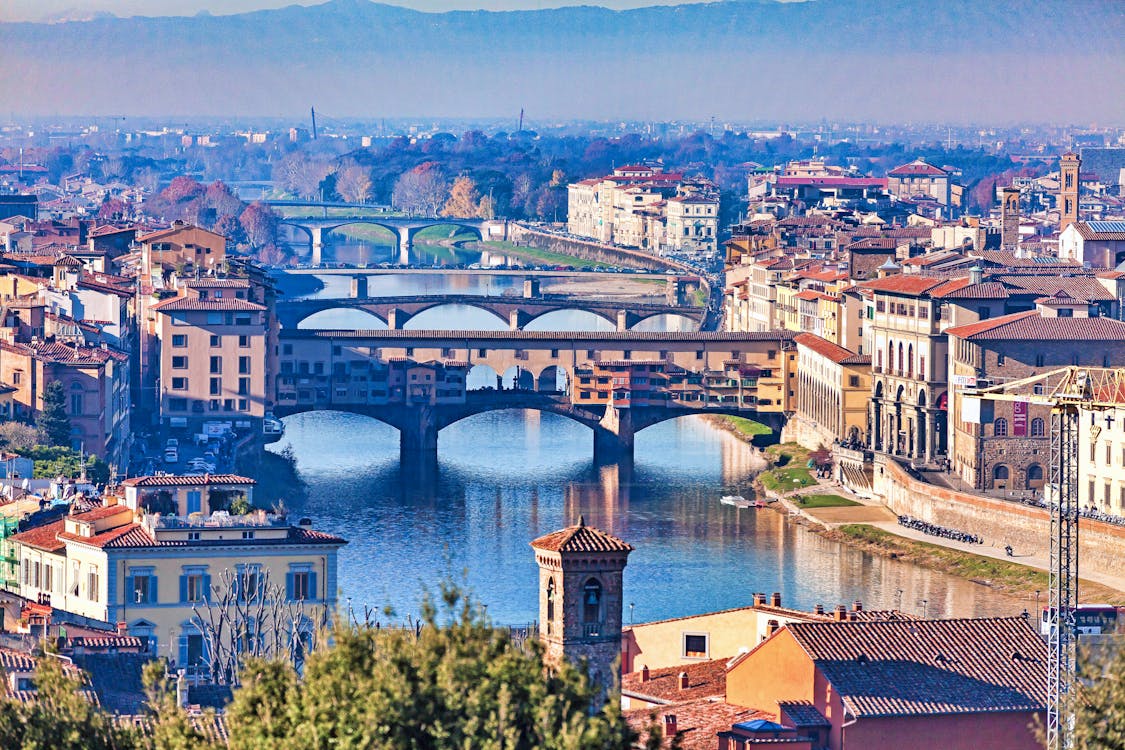 Free stock photo of bridge, florence, italy