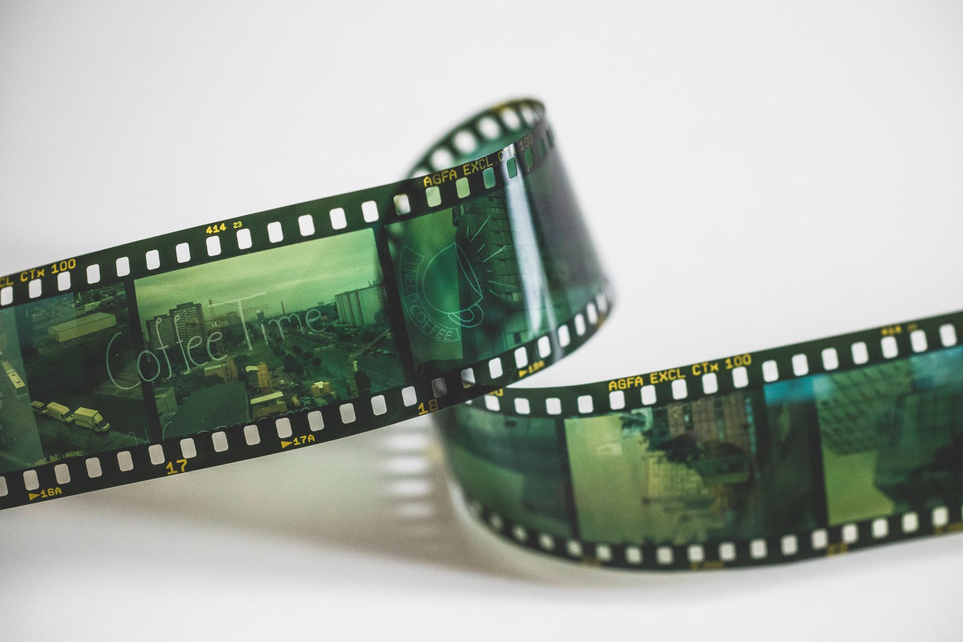 Green and Black Round Frame